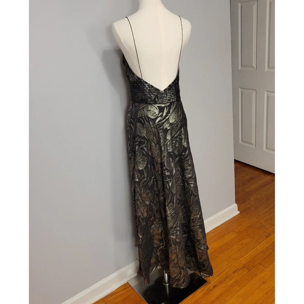 Ralph Lauren Purple Label Henri Floral Jacquard Cocktail Dress Size‎ 0 $3390